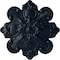 Ekena Millwork Katheryn Ceiling Medallion, Hand-Painted Midnight Dream, 18 1/8"OD x 1 1/4"P CM18KAMDF - alternate 1